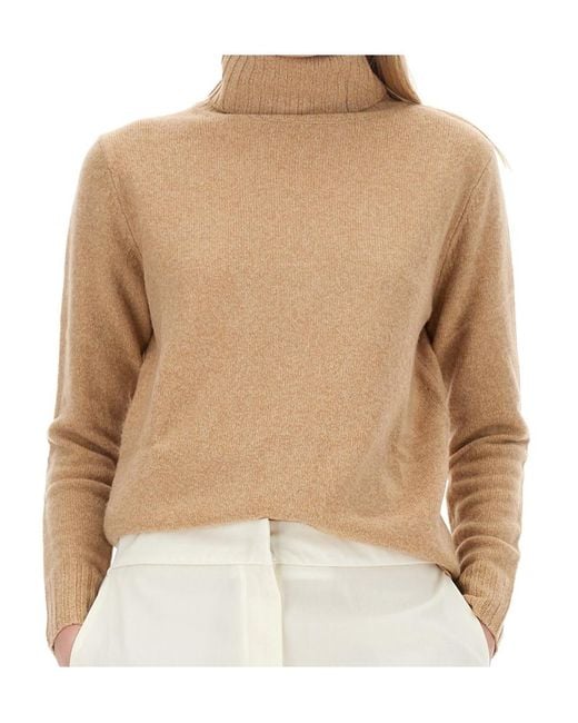 Aspesi Natural Wool Knit Jersey Sweater