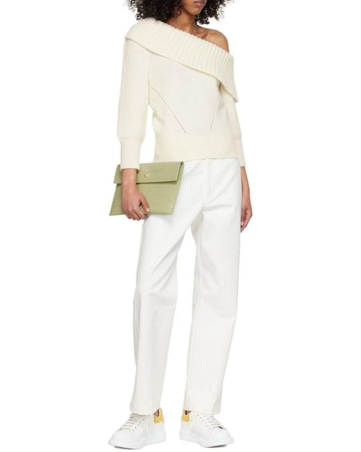 McQueen White Classic Low-Top Sneakers