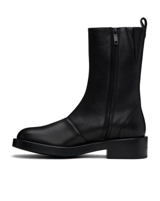 Courreges Black Courrèges Round Toe Rider Boots for men