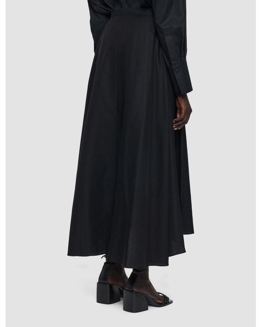 Joseph Black Alix Cotton Skirt