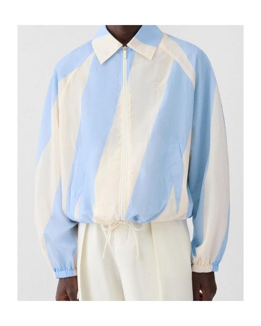 Jacquemus Blue Le Coupe Vent Zip Jacket for men