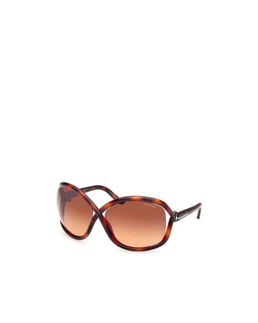 Tom Ford Pink Hollowed-Out Detail Sunglasses for men