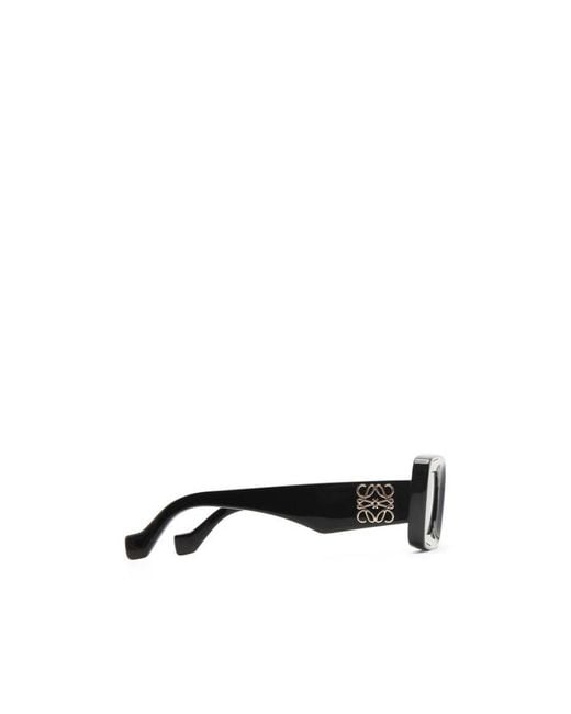 Loewe White Square-Frame Sunglasses