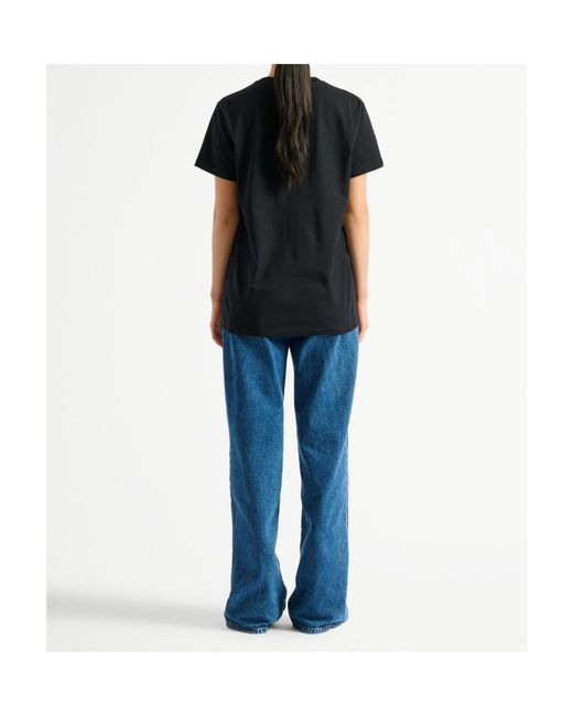 Balmain Black Embroidered Logo T-Shirt