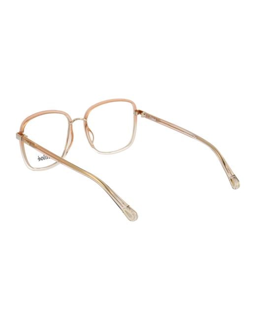Chloé White Chloé Eyewear Square Frame Glasses
