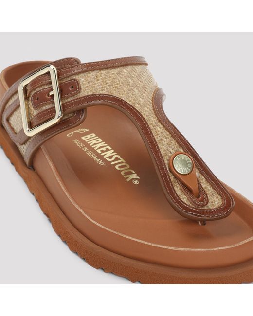 Birkenstock Brown Gizeh Buckle Fastened Sandals