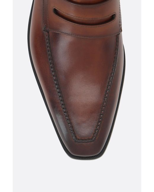 Berluti Brown Slip-On Loafers for men