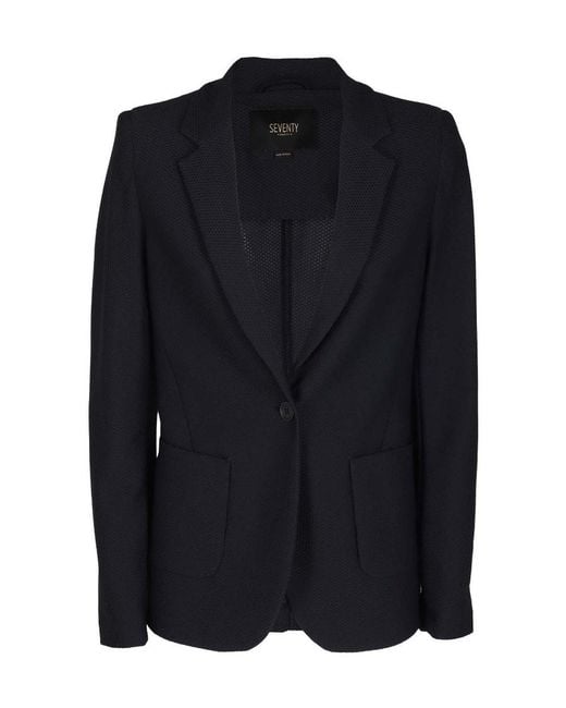 Seventy Blue Logo Blazer