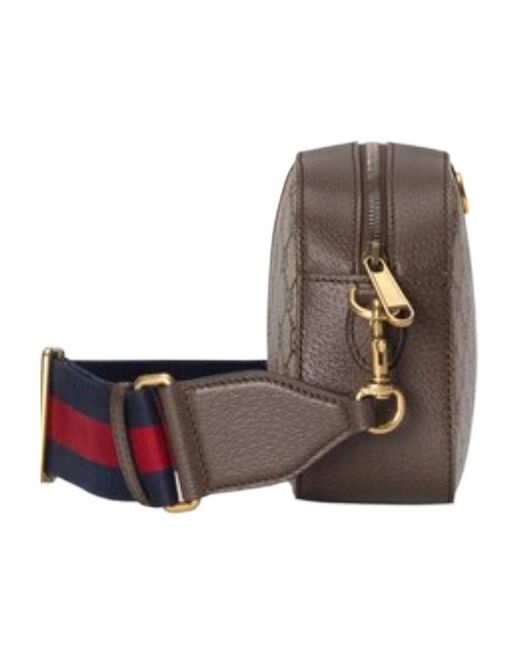 Gucci Brown Ophidia Small Messenger Bag for men