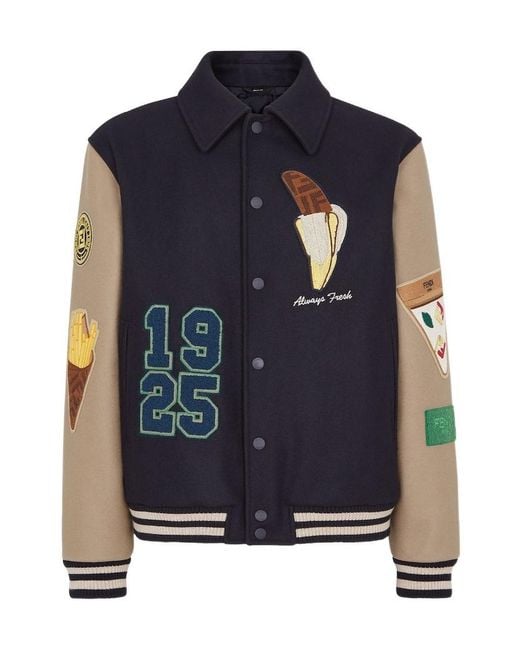 Fendi Blue Jackets for men