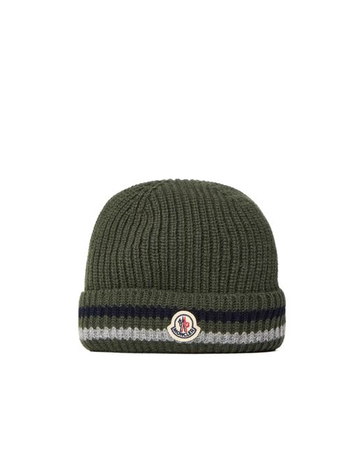 Moncler Green Logo Patch Hat