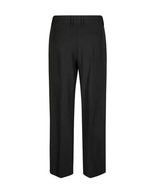 Forte_forte Black Belt Loop Casual Pants