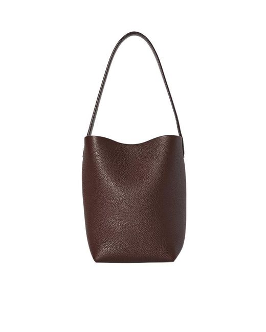 The Row Brown Park Open Top Tote Bag