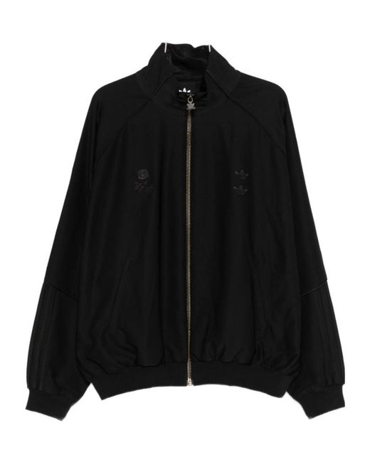 ADIDAS X WILLY CHAVARRIA Black Willy Chavarria X Adidas Track Zipped for men