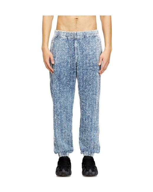 DIESEL Blue D-Labb Slim Jeans for men