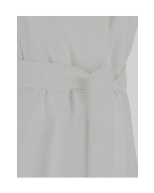 Max Mara Gray Long Vest Jacket