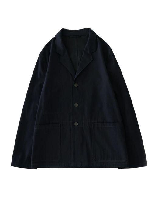 Studio Nicholson Black Long-Sleeved Suit Jacket for men