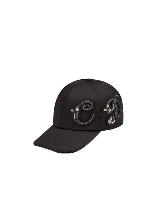Dior Black Logo Baseball Hat for men