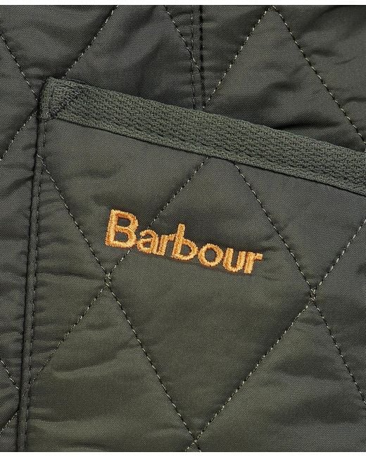 Barbour Green Logo Embroidered Quilted Gilet