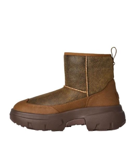 Ugg Brown Jld Round Toe Ankle Boots for men