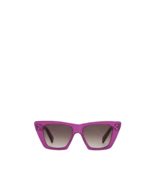 Céline Purple Cat Eye S187 Sunglasses