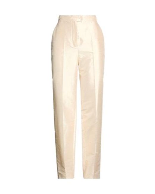 Max Mara White Casual Trousers