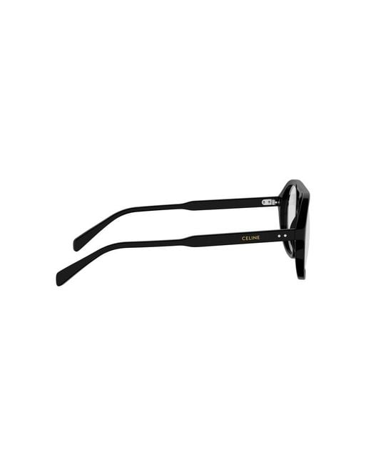Céline White Full Frame Plain Mirror for men