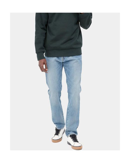 Carhartt Blue Klondike Cotton Jeans for men