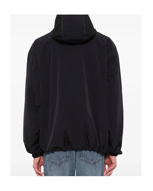 DIESEL Blue J-Askott Logo-Patch Jacket for men