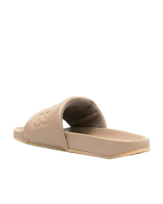 Ambush Natural Quilted Lettering Logo Slides