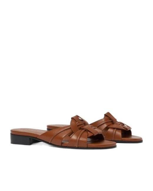 Scarosso Brown Anna Sandals