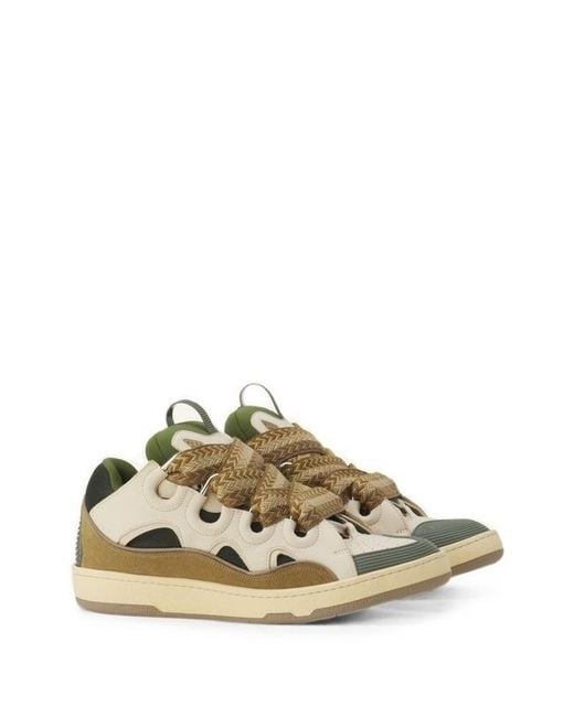 Lanvin Multicolor Round-Toe Low-Top Casual Shoes for men