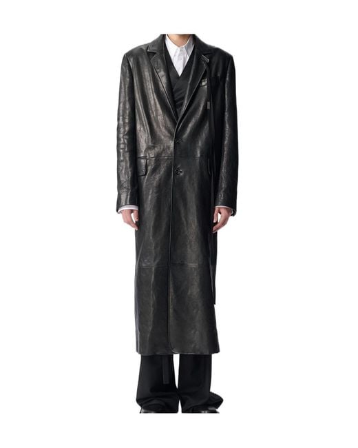 Ann Demeulemeester Black Hakan Tailored Coat for men