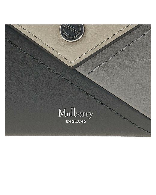 Mulberry Gray Folding Wallet