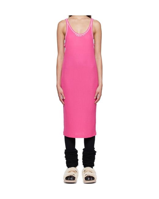 Doublet Pink Sleeveless Mini Dress