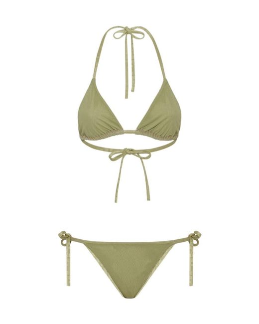 Fendi Green Lycra Bikini