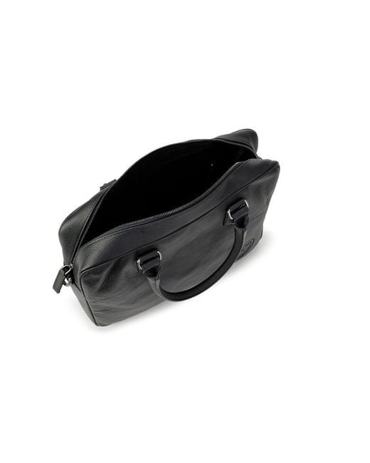 Giorgio Armani Black Official Briefcase for men