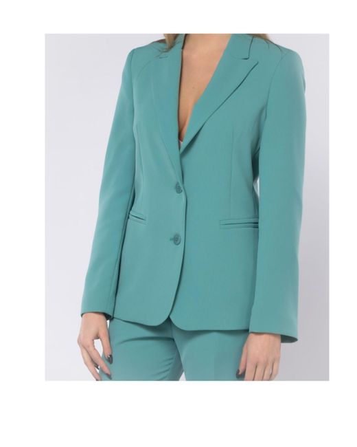 Kaos Blue Logo Blazer