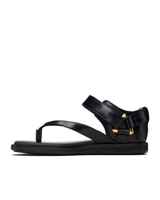 Sacai Black Belted Flip-Flops