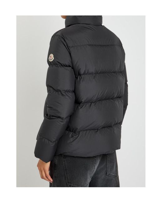 Moncler Black Mauzun Quilted Shell Jacket