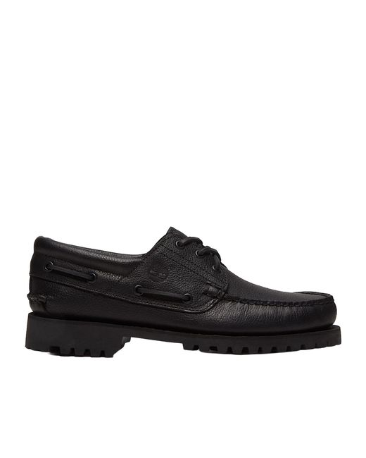 Timberland Black Round-Toe Loafers for men