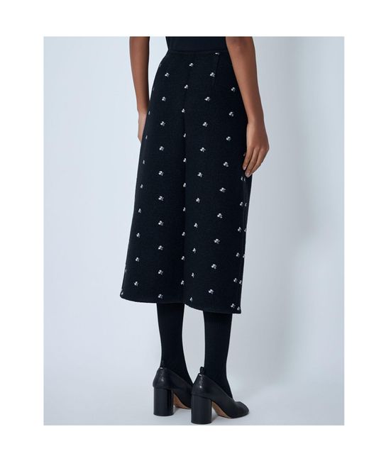 Rier Blue Walker Midi Skirt
