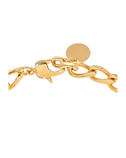 Marni Metallic Logo Chain Bracelet