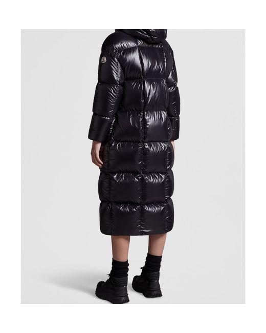 Moncler Black Parnaiba Hooded Long Down Jacket