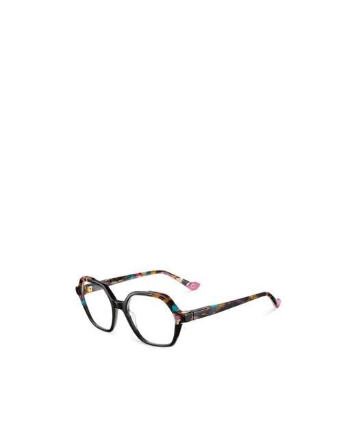 Etnia Barcelona White Full-Rimmed Plano Lenses