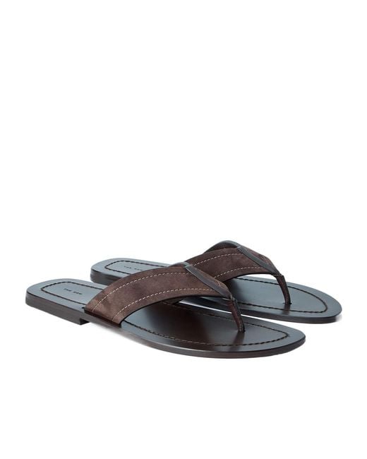 The Row Brown Dan Flip Flop for men