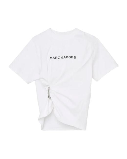 Marc Jacobs White Logo Print T-Shirt