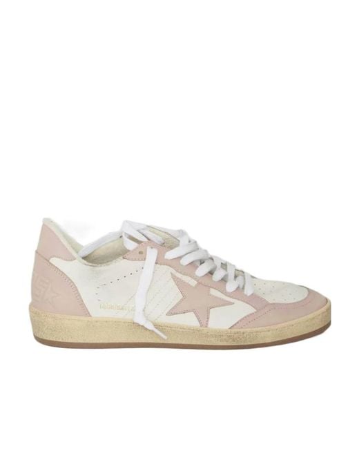 Golden Goose Deluxe Brand White Super-Star Low-Top Sneakers