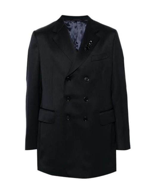 Simone Rocha Blue Venetian Blazer for men
