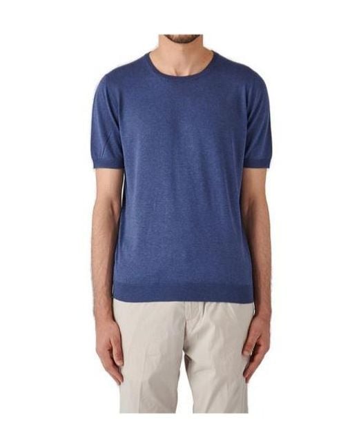 Gran Sasso Blue Knitted Jumper for men